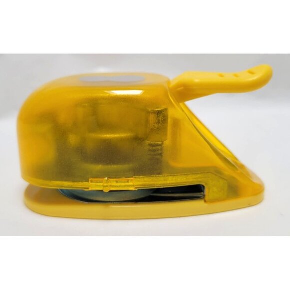EK Success Number Eight Paper Punch Yellow Plastic Metal For Scrapbooking Crafts - Picture 3 of 6